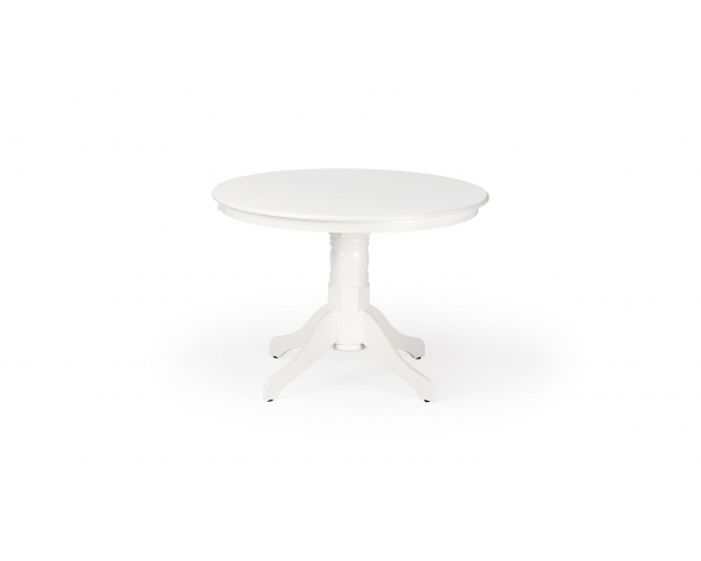 Stół okrągły GLOSTER biały 106 cm - klasyczny