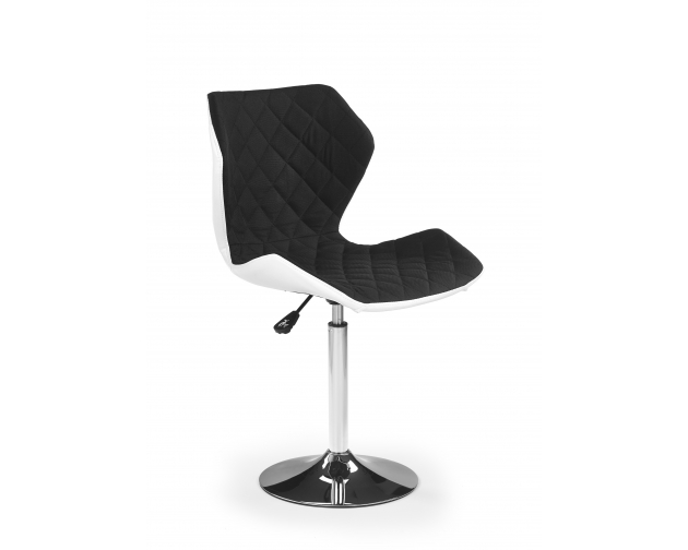 MATRIX 2 fotel pikowany biało-czarny