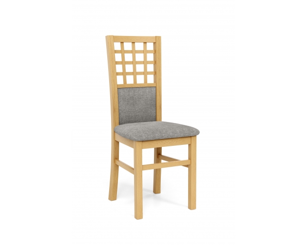 GERARD3 krzesło dąb miodowy - popielata tkanina Inari 91