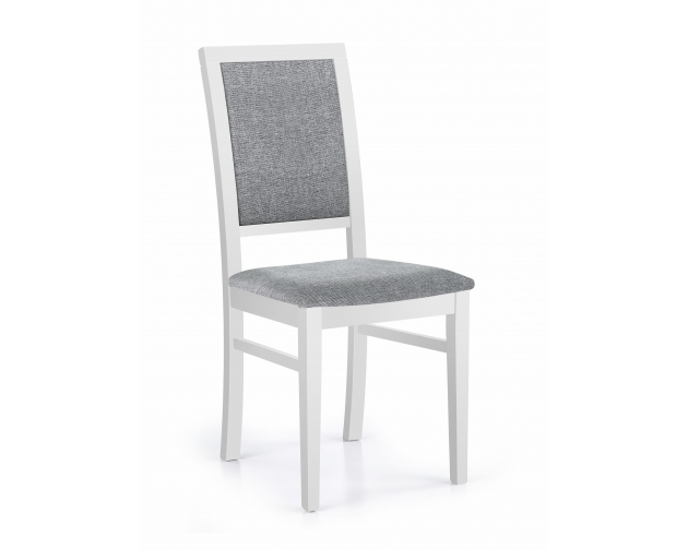 SYLWEK1 krzesło białe tapicerowane - Inari 91