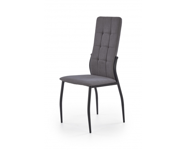 Krzesło K334 popielate - szare, nogi czarne