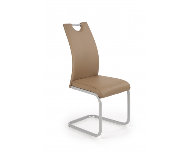 K371 krzesło brązowa ecoskóra