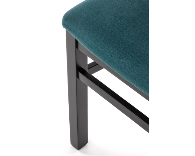 GERARD2 krzesło czarne - ciemny zielony velvet Monolith 37