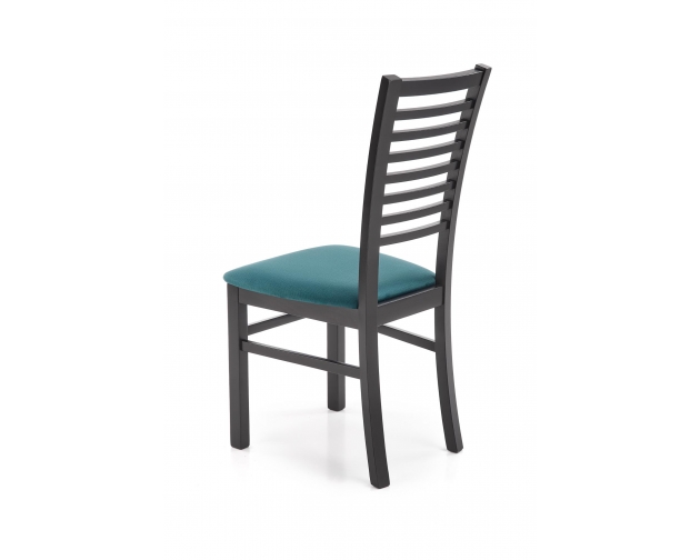 GERARD 6 krzesło czarne - velvet ciemnozielony Monolith 37