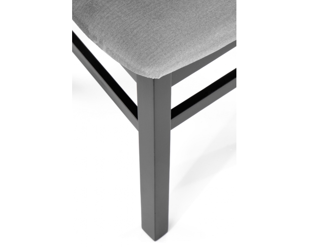 GERARD 7 krzesło czarne - velvet szary Monolith 85