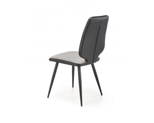 K424 krzesło szare / czarne