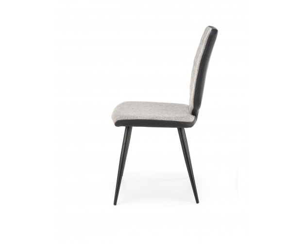 K424 krzesło szare / czarne