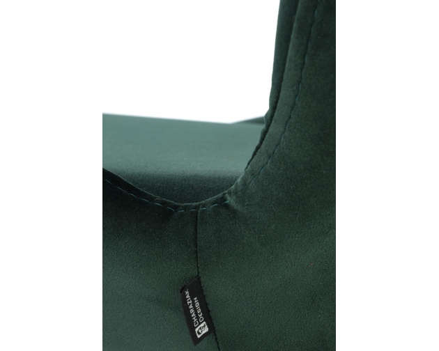 K454 krzesło ciemny zielony velvet