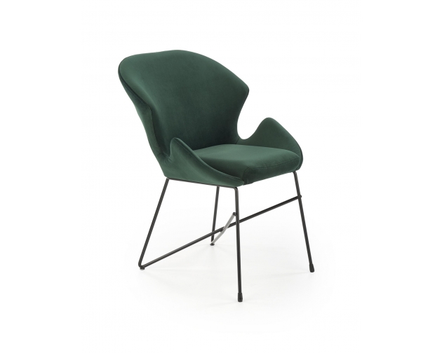 K458 krzesło ciemny zielony velvet