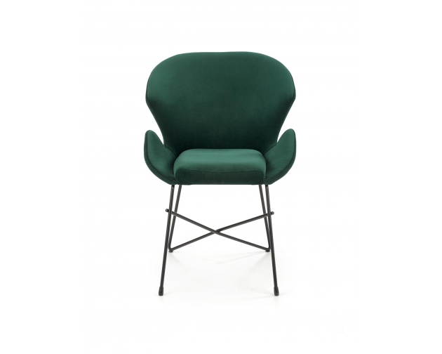 K458 krzesło ciemny zielony velvet