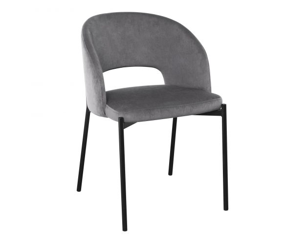 K455 krzesło popielaty velvet