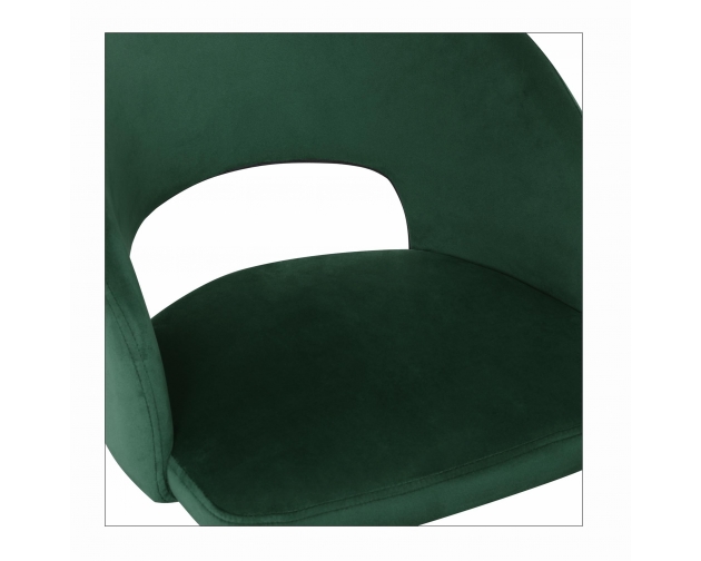 K455 krzesło ciemno zielone velvet