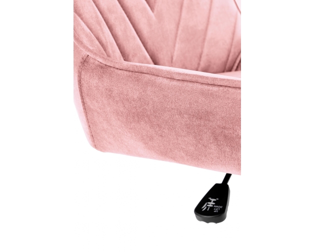 RICO fotel obrotowy różowy velvet