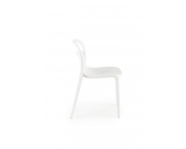K490 krzesło białe polipropylen