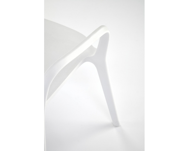 K491 krzesło polipropylen biały