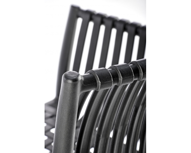 K492 krzesło czarne polipropylen
