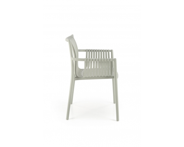 K492 krzesło szare polipropylen