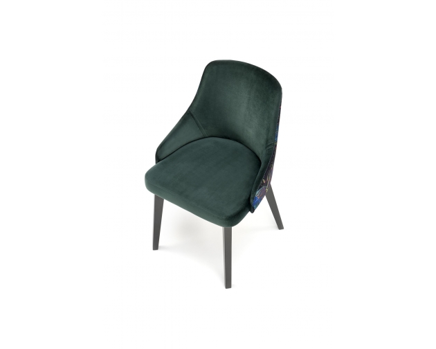 ENDO krzesło zielone BLUVEL 78 , tył wzorzysty