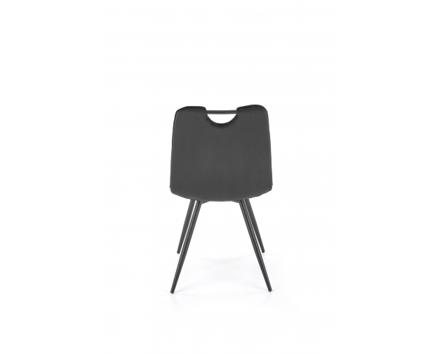 K521 krzesło velvet czarne