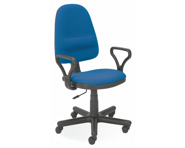 BRAVO krzesło biurowe niebieskie C-6