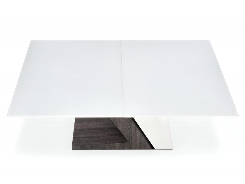 MORTIS stół rozkładany 160-200 biały / ciemny popiel