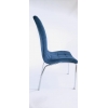 Krzesło granatowy welur - podstawa chrom DC2-092V