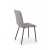 K251 krzesło tapicerowane szare - nogi czarne