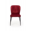 K399 krzesło velvet bordowy