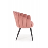 K410 krzesło różowy velvet