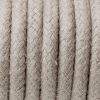 Kabel w oplocie bawełnianym B01 piasek sahary dwużyłowy 2x0.75