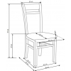 GERARD2 krzesło białe - tkanina popielata Inari 91