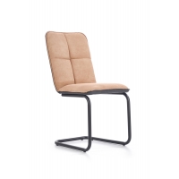 K268 krzesło jasny brąz / czarny