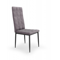 K415 krzesło popielaty velvet