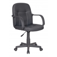 Fotel biurowy QZY-1431 czarna skóra