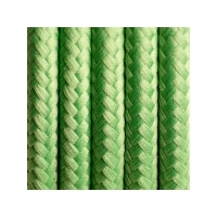 Kabel w oplocie poliestrowym 09 zielona koniczyna dwużyłowy 2x0.75