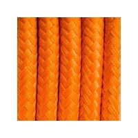 Kabel w oplocie poliestrowym 03 kalifornijska pomarańcza dwużyłowy 2x0.75