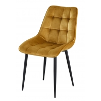 Krzesło żółte - curry J262 welur
