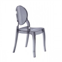 Krzesło przezroczyste dymione ELIZ poliwęglan K2