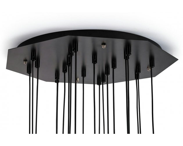 Lampa wisząca FLUSSO 20 czarna - metal