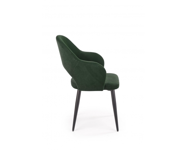 K364 krzesło ciemny zielony velvet