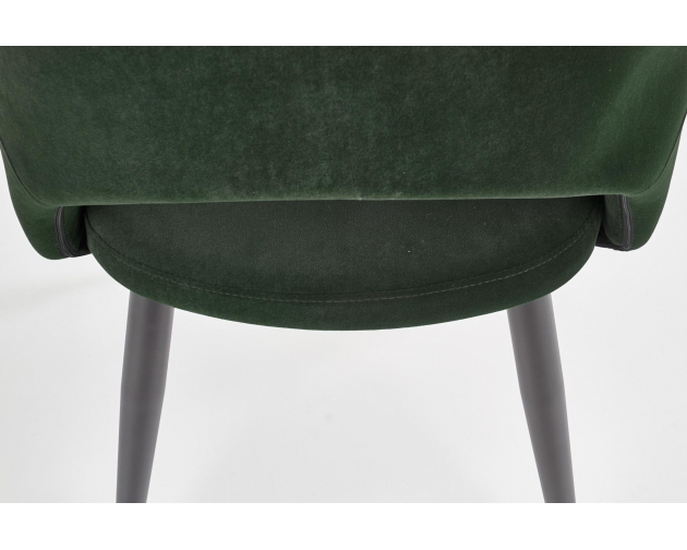 K364 krzesło ciemny zielony velvet