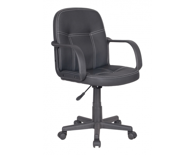 Fotel biurowy QZY-1431 czarna skóra