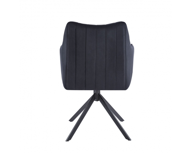 Krzesło obrotowe AZARO fotel velvet czarny
