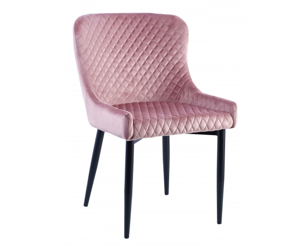 Krzesło M-15 velvet różowe